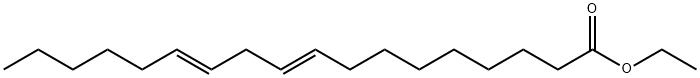 DELTA 9-TRANS 12-TRANS OCTADECADIENOIC ACID ETHYL ESTER Struktur