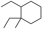 1,2-Diethyl-1-methylcyclohexane Struktur