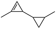 1-Methyl-3-(2-methylcyclopropyl)cyclopropene Struktur