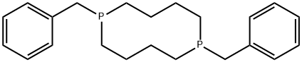 1,6-Dibenzyl-1,6-diphosphecane Struktur