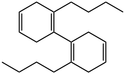 2,2'-Dibutyl-1,1'-bi(1,4-cyclohexadiene) Struktur