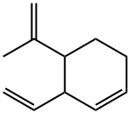 3-Ethenyl-4-(1-methylethenyl)-1-cyclohexene Struktur