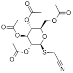 CYANO METHYL-2-3-4-6-TETRA-O-ACETYL-1-TH IO-B-D- Struktur