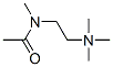 N,N,N,N'-tetramethyl-N'-acetylethylenediamine Struktur