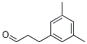 Benzenepropanal, 3,5-diMethyl- Struktur