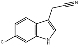 6-CHLOROINDOLE-3-ACETONITRILE Struktur