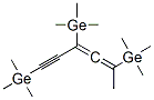 2,4,6-Tris(trimethylgermyl)-2,3-hexadien-5-yne Struktur