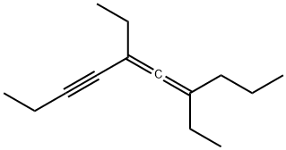 5,7-Diethyl-5,6-decadien-3-yne Struktur