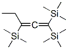 1,1,3-Tris(trimethylsilyl)-1,2-pentadiene Struktur