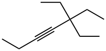 5,5-Diethyl-3-heptyne Struktur