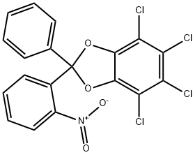 4,5,6,7-Tetrachloro-2-(2-nitrophenyl)-2-phenyl-1,3-benzodioxole Struktur