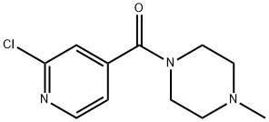 1-(2-CHLOROISONICOTINOYL)-4-METHYLPIPERAZINE Struktur