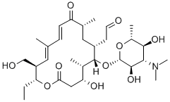 mycaminosyltylonolide Struktur