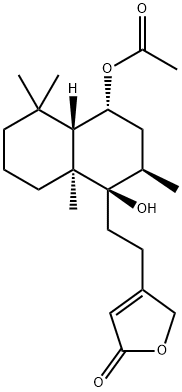 Vitexilactone Struktur