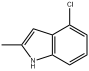 4-CHLORO-2-METHYL-1H-INDOLE Structure