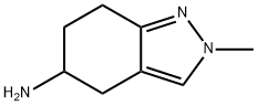 2H-Indazol-5-amine,  4,5,6,7-tetrahydro-2-methyl- Struktur