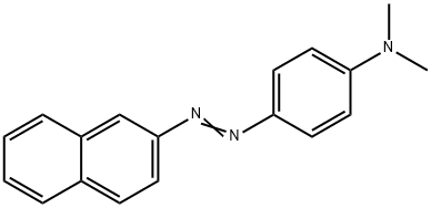 4-(N,N-DIMETHYLAMINO)BENZENEAZO-2-NAPHTHALENE Struktur