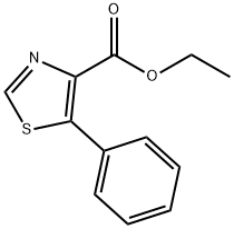 4-Thiazolecarboxylic acid, 5-phenyl-, ethyl ester Struktur