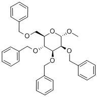 Methyl 2,3,4,6-Tetra-O-benzyl-a-D-mannopyranoside Struktur