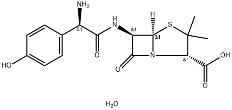 Amoxicillin trihydrate Struktur