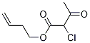 Butanoic acid, 2-chloro-3-oxo-, 3-butenyl ester Struktur