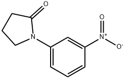 1-(3-nitrophenyl)pyrrolidin-2-one Struktur