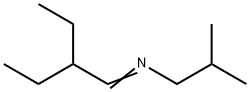 N-(2-Ethylbutylidene)-2-methyl-1-propanamine Struktur