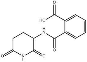 Benzoic acid,2-(((2,6-dioxo-3-piperidinyl)amino)carbonyl)- Struktur