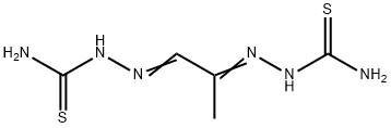 PYRUVALDEHYDE-BIS-THIOSEMICARBAZONE Struktur