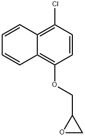 4-chloronaphthyl glycidyl ether Struktur