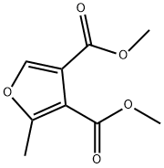 2-Methylfuran-3,4-dicarboxylic acid dimethyl ester Struktur