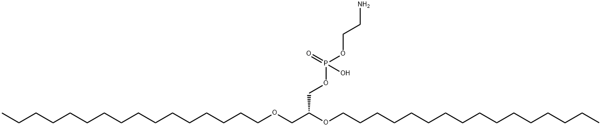 L-BETA,GAMMA-DIHEXADECYL-ALPHA-CEPHALIN Struktur