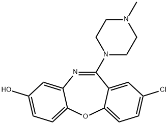 8-hydroxyloxapine Struktur