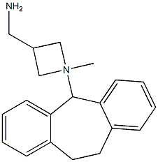 [1-[10,11-Dihydro-5H-dibenzo[a,d]cyclohepten-5-yl]-3-azetidinyl]methyl-N-methylamine Struktur