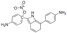 4-[(4-aminophenyl)(4-iminocyclohexa-2,5-dien-1-ylidene)methyl]aniline mononitrate Struktur