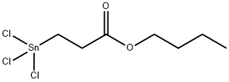 butyl 3-(trichlorostannyl)propionate Struktur