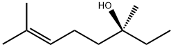 [S,(-)]-3,7-Dimethyl-6-octene-3-ol Struktur