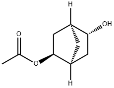 Bicyclo[2.2.1]heptane-2,5-diol, monoacetate, (1S,2S,4S,5R)- (9CI) Struktur