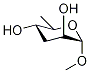 Methyl 3,6-Dideoxy-α-D-arabino-hexopyranoside Struktur