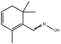 2,6,6-Trimethyl-1,3-cyclohexadiene-1-carbaldehyde oxime Struktur