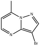 3-BROMO-7-METHYLPYRAZOLO[1,5-A]PYRIMIDINE Struktur