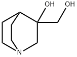 3-Hydroxy-1-azabicyclo[2.2.2]octane-3-Methanol Struktur