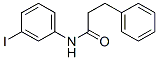 N-(3-iodophenyl)-3-phenyl-propanamide Struktur