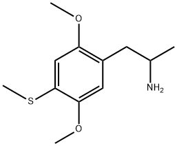 1-(2,5-DIMETHOXY-4-METHYLTHIOPHENYL)-2-AMINOPROPANE HYDROCHLORIDE Struktur