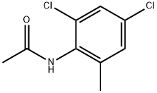 2,4-DICHLORO-6-METHYLACETANILIDE Struktur