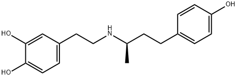 (+)-Dobutamine Struktur