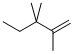 2,3,3-Trimethyl-1-pentene. Struktur