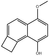 Cyclobuta[a]naphthalen-8-ol, 1,2-dihydro-5-methoxy- (9CI) Struktur