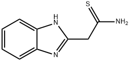 1H-Benzimidazole-2-ethanethioamide(9CI) Struktur