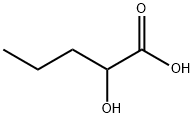 2-hydroxyvaleric acid Struktur